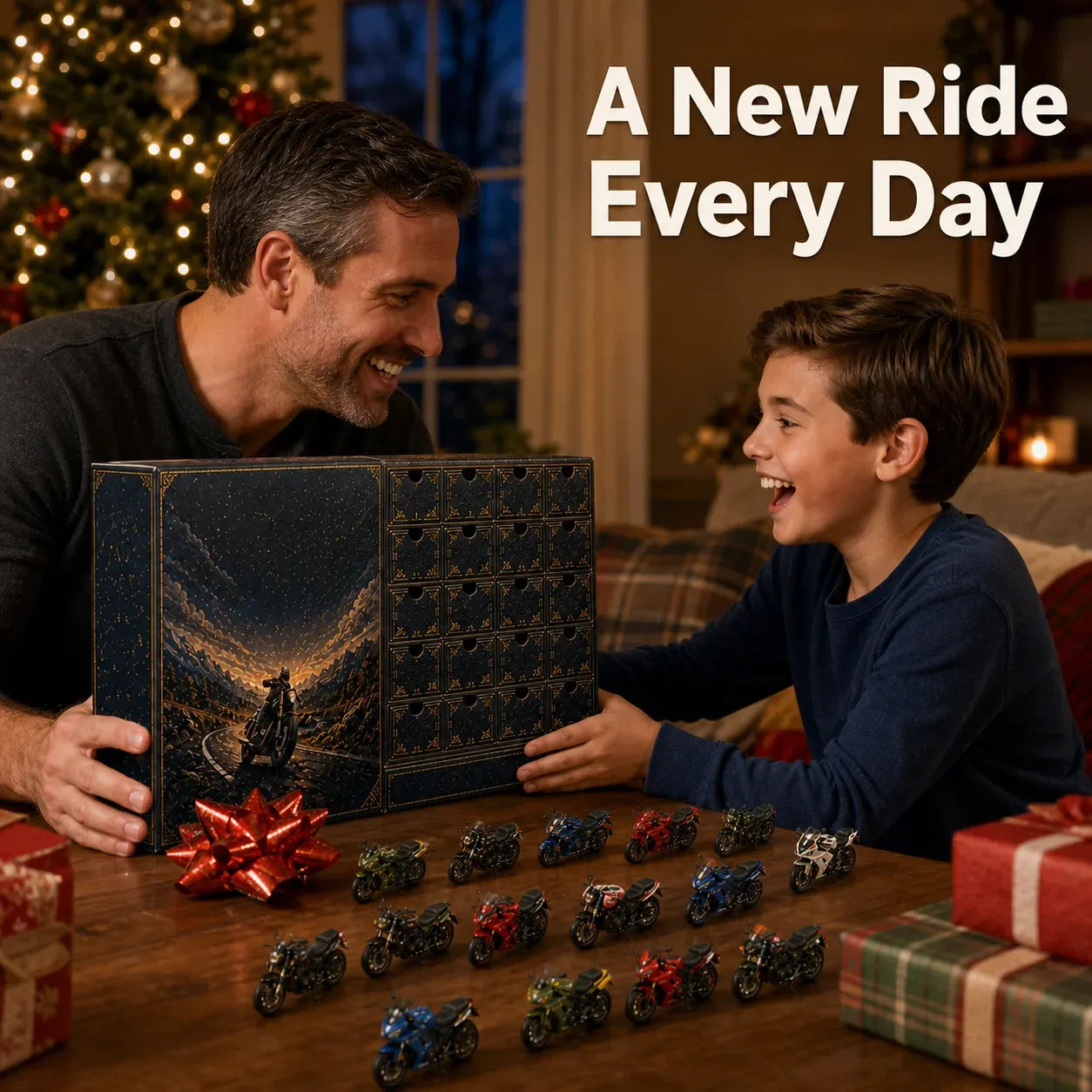 🔥🎁2026 Motorcycle Legends Advent Calendar – 24 Days, 24 Mini Motorcycles, 24 Legendary Rides