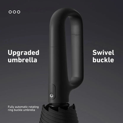 ☔Portable Automatic Folding Umbrella-Windproof Waterproof with Loop Buckle
