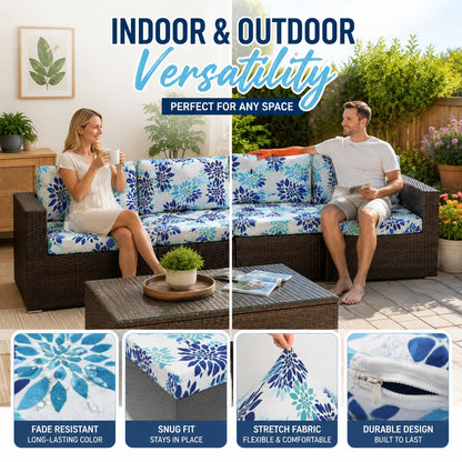 Outdoor Patio Sofa Cushion Covers 🛋️