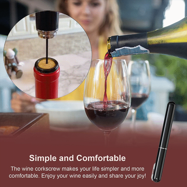 🍾Air pressure wine corkscrew