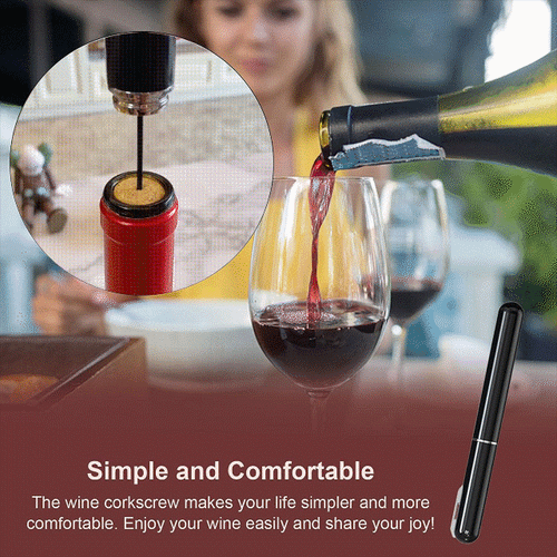 🍾Air pressure wine corkscrew