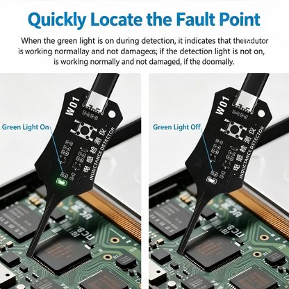 📟 Pocket In-Circuit Inductance Tester – High-Precision Electromagnetic Induction Tool for Quick Fault Detection on Circuit Boards