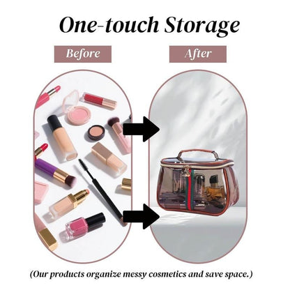 💕Hot sale 49% OFF💖✨ 3PCS New Retro Vintage Vanity Bag, Large Capacity Makeup Organizer for Women
