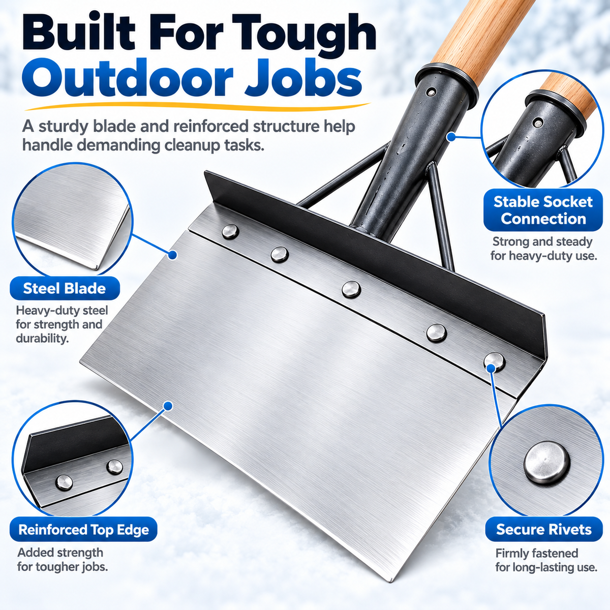 🔥Last Day 49% OFF⚒️All-Season Snow Removal & Garden Tool