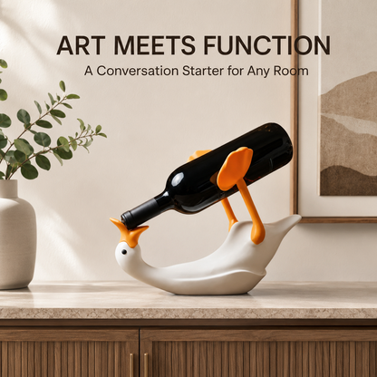 🔥Hot Sale⚡🪿 Goose-Shaped Wine Bottle Holder🍷 ✨