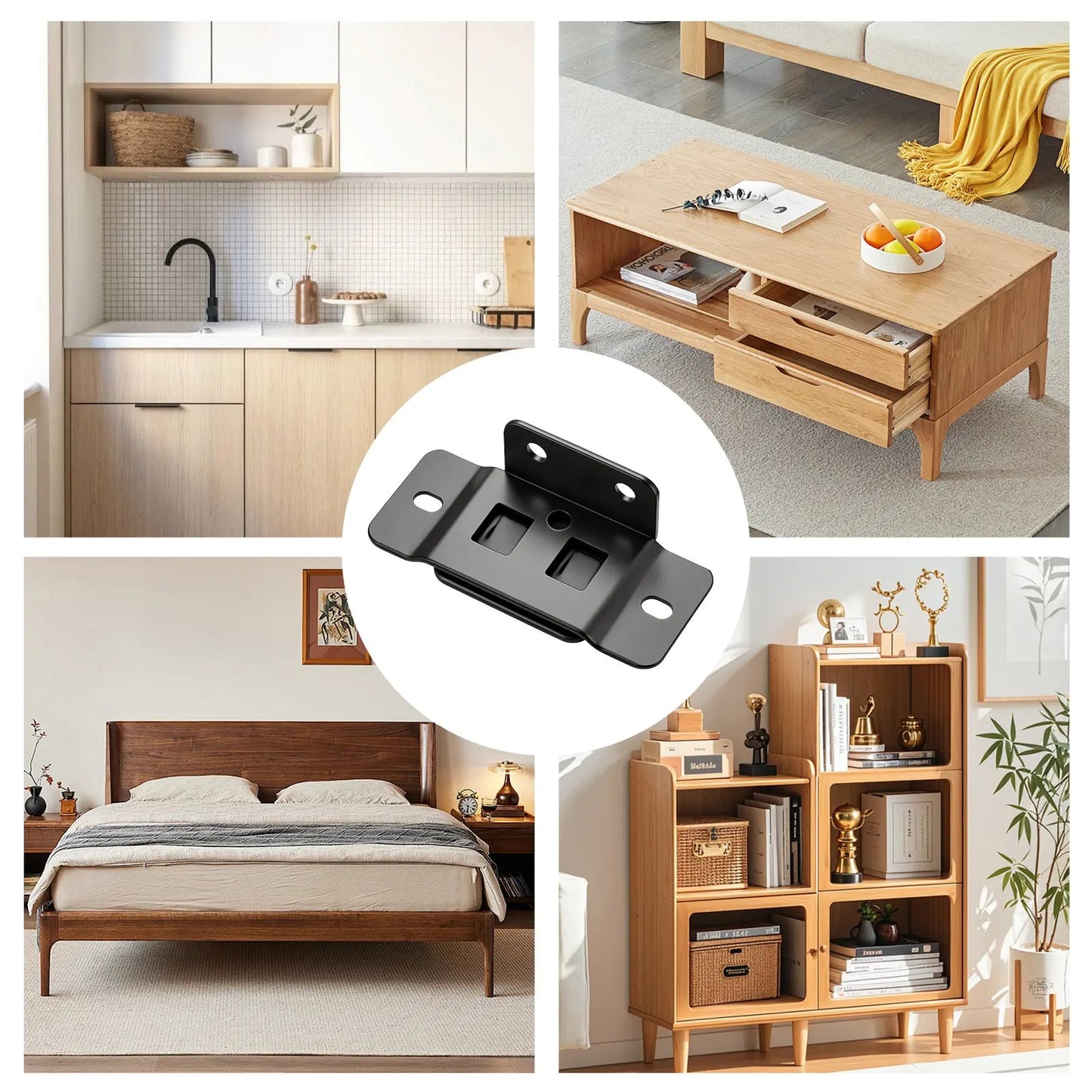 🔥LAST DAY 49% OFF - 🛠️Heavy-Duty Corner Brackets – Quick Fitting L Shape Furniture Joint Braces