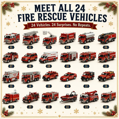 Build the Fleet Collection 24-Day Vehicle Advent Calendar Series | ✨A New Adventure Every Morning