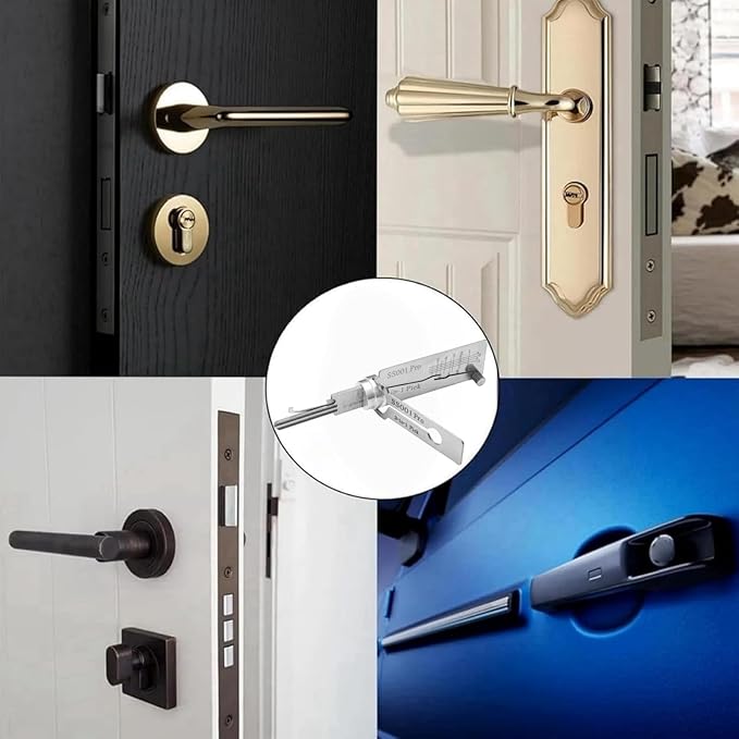 🔥HOT SALE 49% OFF⚒️Stainless Steel Master Key Locksmith Training Tool, SS001 Pro Tool, Practical Cylinder Set