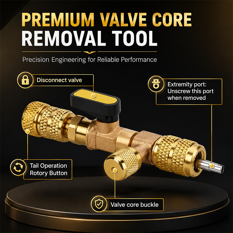 🔥Limited Time 50% Off✨Professional AC Valve Core Remover & Installer Kit
