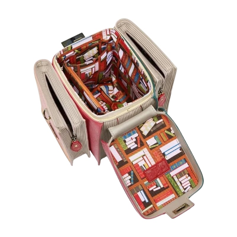 🔥2026 HOT SALE 49% OFF 📚 Vintage Stacked Book Novelty Handbag