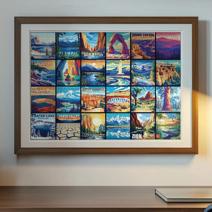 🔥HOT SALE 49% OFF🏞️🧩National Parks Advent Calendar | 🏙️🎁 A Holiday Countdown Full of Travel Dreams | 📦1000 Pieces, 24 Mini Packs