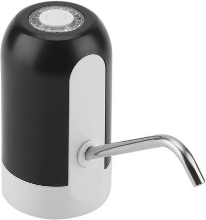 Portable 5 Gallon Water Bottle Pump – USB Rechargeable Electric Water Dispenser with LED Light