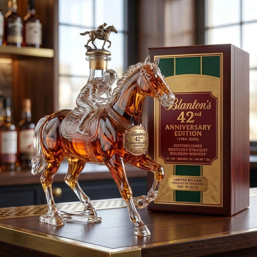 ⚡Hot Sales 49% OFF🔥Blanton’s 42nd Anniversary Limited Edition Bourbon Whiskey Decanter