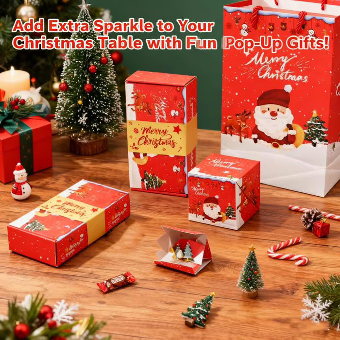 🎄 Christmas Surprise Gift Box – The Perfect Holiday Surprise! Make This Christmas Extra Special with a Fun, Bouncy Gift Box! 🎁✨