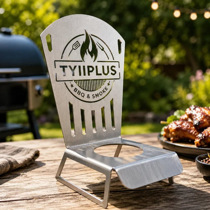 🍺🍗Beer Can Chicken Chair🔥 Heavy Duty 304 Stainless Steel BBQ Roaster Stand for 16oz Beer Cans