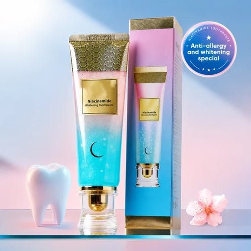 🦷Niacinamide whitening toothpaste: visibly whiter teeth in 7 days👄