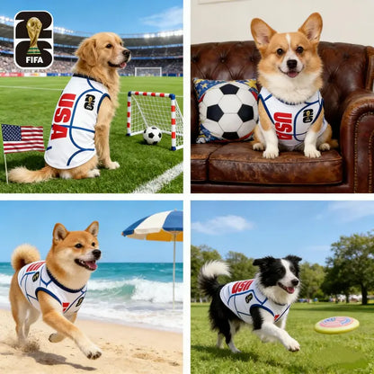 🐕⚽FIFA World Cup Official 2026 Licensed Luxury Pet Clothes