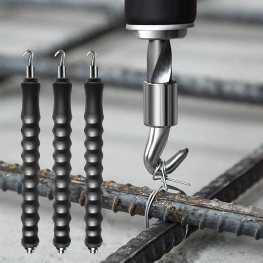 🔩 Semi-Automatic Rebar Tie Wire Hook ⚡ Fast Retractable Construction Tool