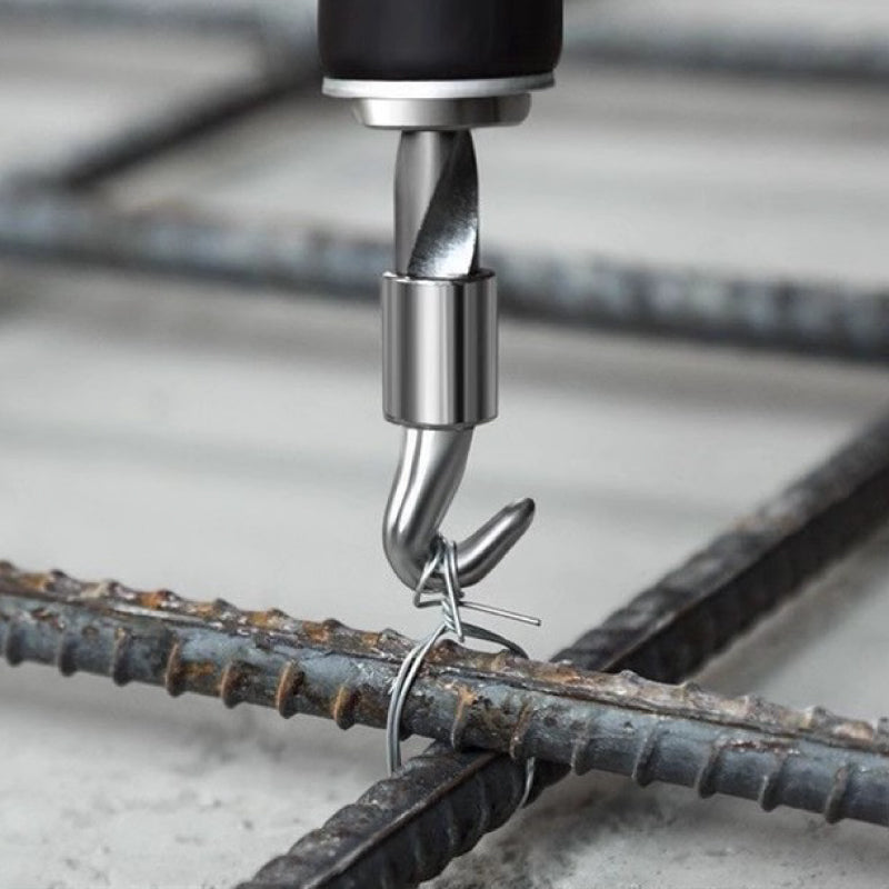 🔩 Semi-Automatic Rebar Tie Wire Hook ⚡ Fast Retractable Construction Tool