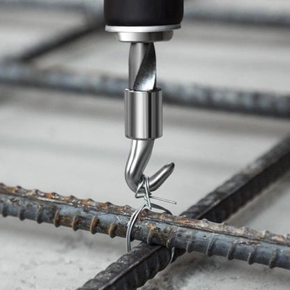 🔩 Semi-Automatic Rebar Tie Wire Hook ⚡ Fast Retractable Construction Tool