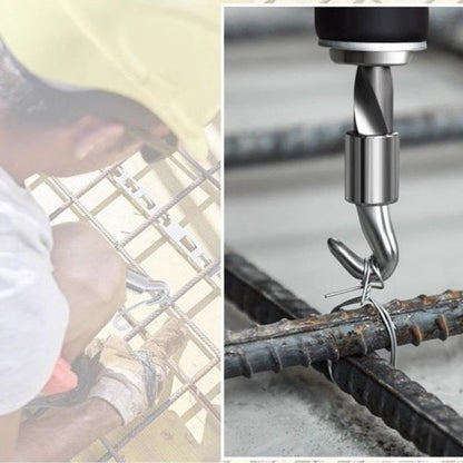 🔩 Semi-Automatic Rebar Tie Wire Hook ⚡ Fast Retractable Construction Tool