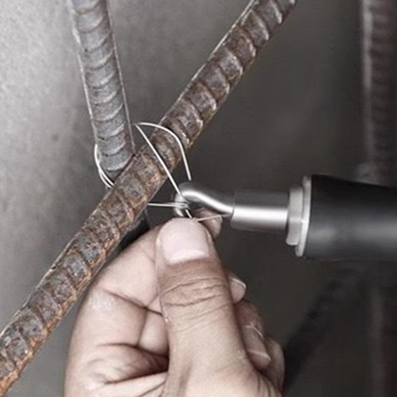 🔩 Semi-Automatic Rebar Tie Wire Hook ⚡ Fast Retractable Construction Tool