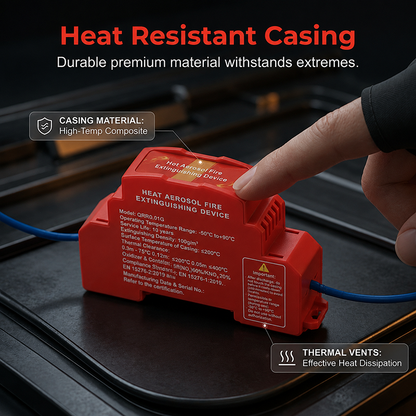 🧯🔥🌡️Extintor de incêndio com resposta térmica automática