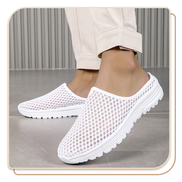 Breathable Mesh Comfort Slippers – Lightweight, Casual Slip-On Shoes for Everyday Wear