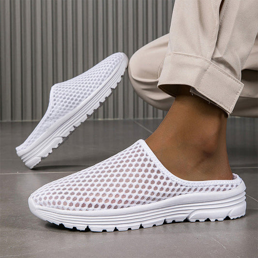 Breathable Mesh Comfort Slippers – Lightweight, Casual Slip-On Shoes for Everyday Wear