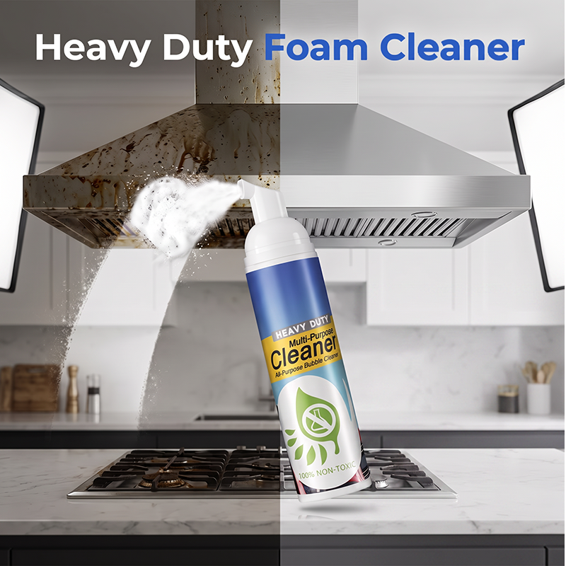 🧼 50% OFF Today! Powerful Foam Cleaner – Instantly Removes Tough Grease, Stains & Odours ✨