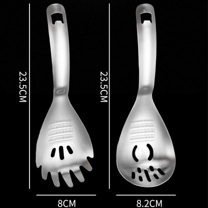 🍳 5-in-1 Stainless Steel Kitchen Spoon – Multifunction Cooking Tool