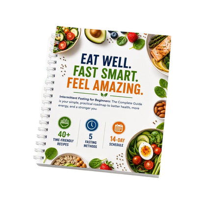 📖🥗 Intermittent Fasting Guide for Beginners – 14-Day Starter Plan with 40+ Recipes