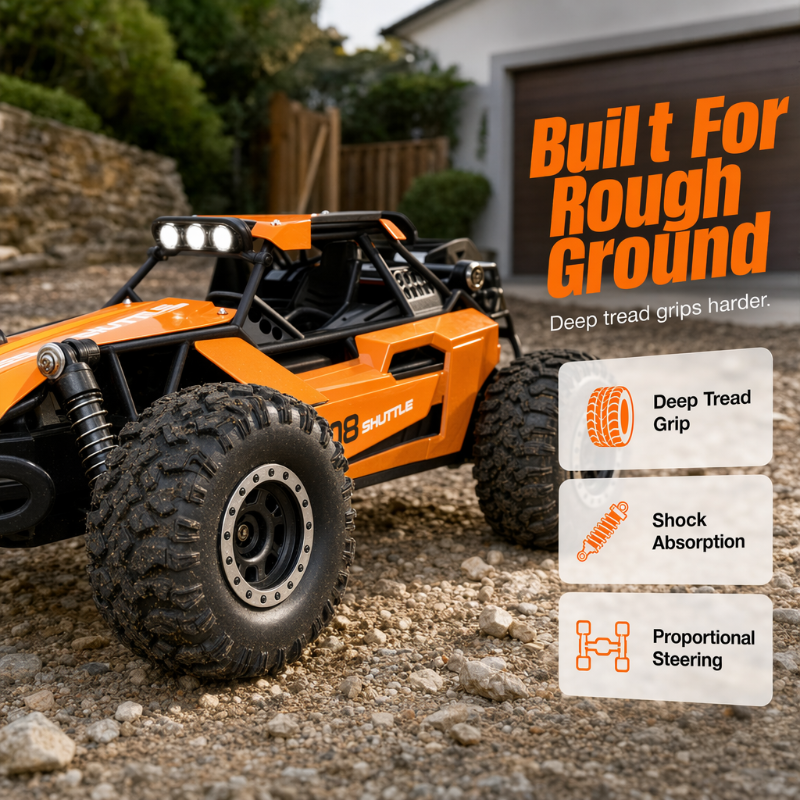 🔥 50% OFF Today 🛞 Extreme 4WD RC Rock Crawler Truck – 1:16 Scale Alloy Off-Road Car Built for Speed & Adventure