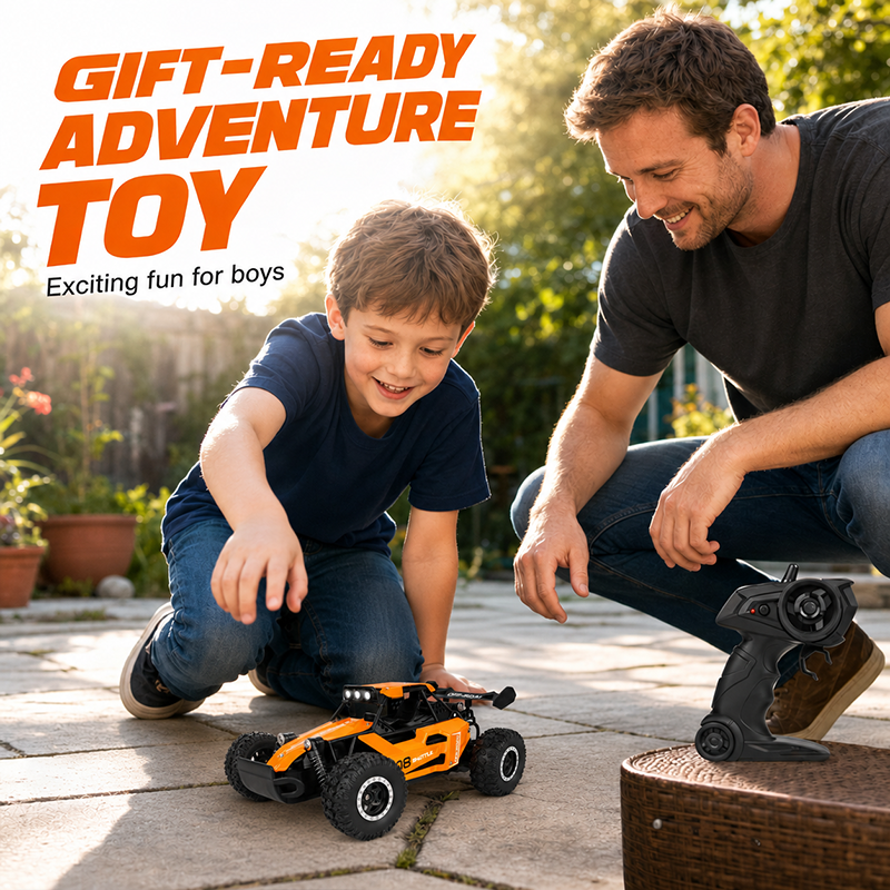 🔥 50% OFF Today 🛞 Extreme 4WD RC Rock Crawler Truck – 1:16 Scale Alloy Off-Road Car Built for Speed & Adventure