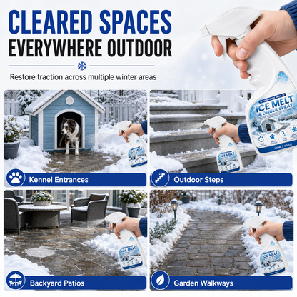 🥳2026 HOT SALE🥳💞50K+ SOLD! ❄️🐾 50% OFF! Outdoor De-Icing & Snow Melting Spray – pet-safe, dissolves frost on contact. Clear steps, walkways & patios fast